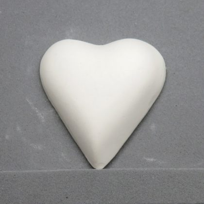 Gessetto a forma di cuore per bomboniere homemade per battesimo, comunione, cresima, matrimonio e per creare segnaposto e magneti